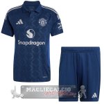 Away Conjunto De Bambino Manchester United 2024 2025 Blu