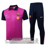 Barcelona Purpureo Blu Maglia POLO Set Completo 2025 2026