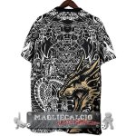 Thailandia Speciale Maglia Calcio Real Madrid 2023-24 Nero Bianco Giallo 3
