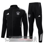Set Completo Lunga Zip Giacca Germania 2025 Nero I Bianco