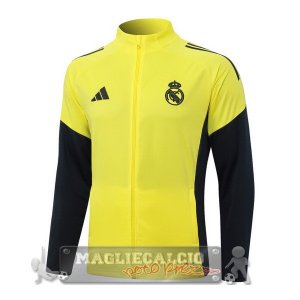 Lunga Zip Giacca Real Madrid 2025 2026 Giallo Nero