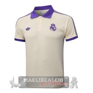 Real Madrid Giallo Purpureo Maglia POLO 2025 2026