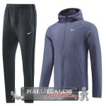 Nike Set Completo Nero Grigio Giacca Felpa Cappuccio 2023