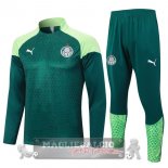 Set Completo Felpa Allenamento Formazione Palmeiras 2025 2026 Verde