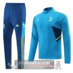 Juventus Insieme Completo Blu Verde Giacca 2022-23