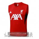 Maglia Senza Maniche Formazione Liverpool 2025 2026 Rosso