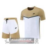 Formazione Set Completo Maglia Calcio Nike 2022-2023 Giallo Bianco