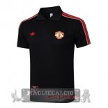 Manchester United Nero Rosso Maglia POLO 2025 2026