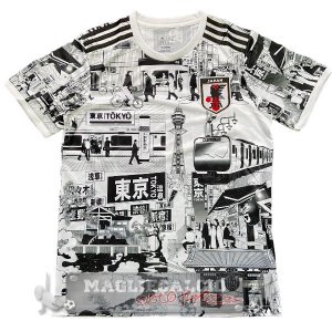 Thailandia Speciale Maglia Giappone 2026 Bianco II Nero