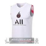 Paris Saint Germain Formazione Senza Maniche 2021-22 Bianco rosa