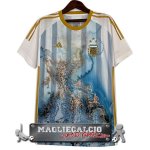 Thailandia Speciale Maglia Calcio Argentina 2023 Blu Giallo
