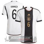 6 Kimmich Home Maglia Calcio Germania Coppa del Mondo 2022