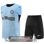 Formazione Senza Maniche Set Completo Inter Milán 2023-24 Blu Nero