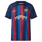 Tailandia Speciale Giocatori Maglia Calcio Barcellona 2023-24 Blu Rosso