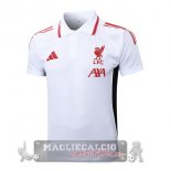 Liverpool Bianco Rosso Maglia POLO 2025 2026