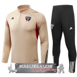 Sao Paulo Insieme Completo Giallo Nero Bianco Felpa Da Allenamento 2023-24