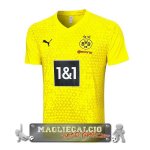 Borussia Dortmund Formazione Maglia Calcio 2023-24 Giallo