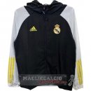 Giacca a vento Real Madrid 2025 2026 Nero Giallo