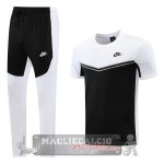 Formazione Set Completo Maglia Calcio Nike 2022-2023 Nero I Bianco