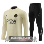 Paris Saint Germain Insieme Completo Verde Blu Bambino Giacca 2023-24 Giallo Nero