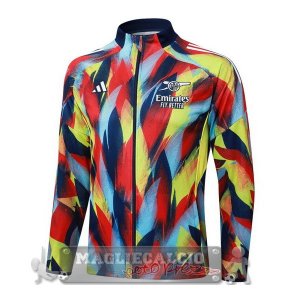 Lunga Zip Giacca Arsenal 2025 2026 Giallo Rosso