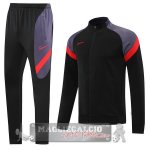 Nike Set Completo Nero Purpureo Giacca Lunga Zip 2022-23