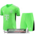 Thailandia Maglia Calcio Set Completo Uomo Bayern Monaco Portiere 2023-24 Verde