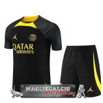 Paris Saint Germain Completo Bambino Formazione 2023-2024 Nero I Giallo