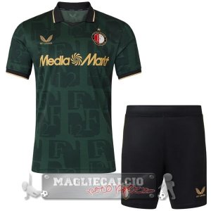 Feyenoord Rotterdam Set Completo Bambino Maglia Calcio Fourth 2025 2026