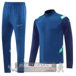 Nike Set Completo Blu Giacca Lunga Zip 2022-23
