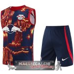 Formazione Senza Maniche Set Completo Leipzig 2023-24 Rosso Blu