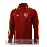 Lunga Zip Giacca Arsenal 2025 2026 Rosso I Giallo