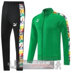 Nike Set Completo Verde Nero Giacca Lunga Zip 2022-23