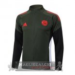 Lunga Zip Giacca Bayern Munich 2025 2026 Verde Navy