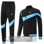 Nike Set Completo Nero I Blu Giacca Lunga Zip 2022-23