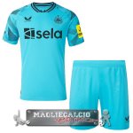 Maglia Calcio Set Completo Uomo Portiere Newcastle United 2023-24 Blu