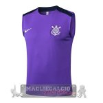 Maglia Senza Maniche Formazione Corinthians Paulista 2025 2026 Purpureo