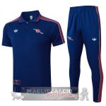 Set Completo Arsenal Maglia POLO 2025 2026 Blu Navy Rosso