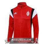 Giacca Lunga Zip AC Milan 2023-24 Rosso Bianco Nero