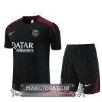 Formazione Set Completo Paris Saint Germain 2023-24 Nero Rosso