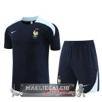Formazione Set Completo Francia 2024 Blu Navy