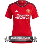 Manchester United Donna Maglia Calcio Home 2023-24