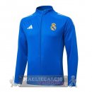 Lunga Zip Giacca Real Madrid 2025 2026 Blu- Bianco