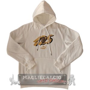 Felpe Con Cappuccio AC Milan 2025 2026 Bianco Giallo
