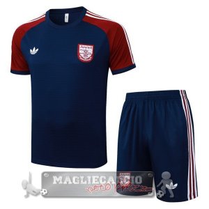 Set Completo Arsenal Maglia Formazione 2025 2026 Blu Navy I Rosso