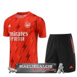 Arsenal Insieme Completo Bambino Formazione 2023/2024 rosso-I-nero