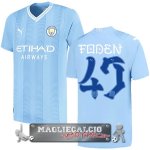 NO.47 Foden Tailandia Home Maglia Calcio Manchester City 2023-24