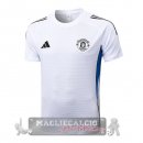 Maglia Formazione Manchester United 2025 2026 Bianco Blu