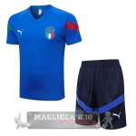 Italia Formazione Set Completo Maglia Calcio 2022 Verde