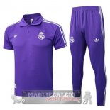 Real Madrid Purpureo Maglia POLO Set Completo 2025 2026